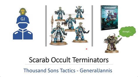 The Scarab Occult Terminators: Catalysts of Change in the Warhammer 40k Universe